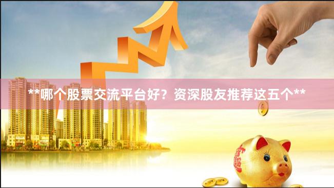 **哪个股票交流平台好？资深股友推荐这五个**